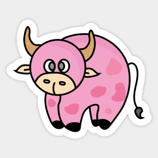 Strawberry Cow Costume Cute Design Ideas Cartoon Sticker